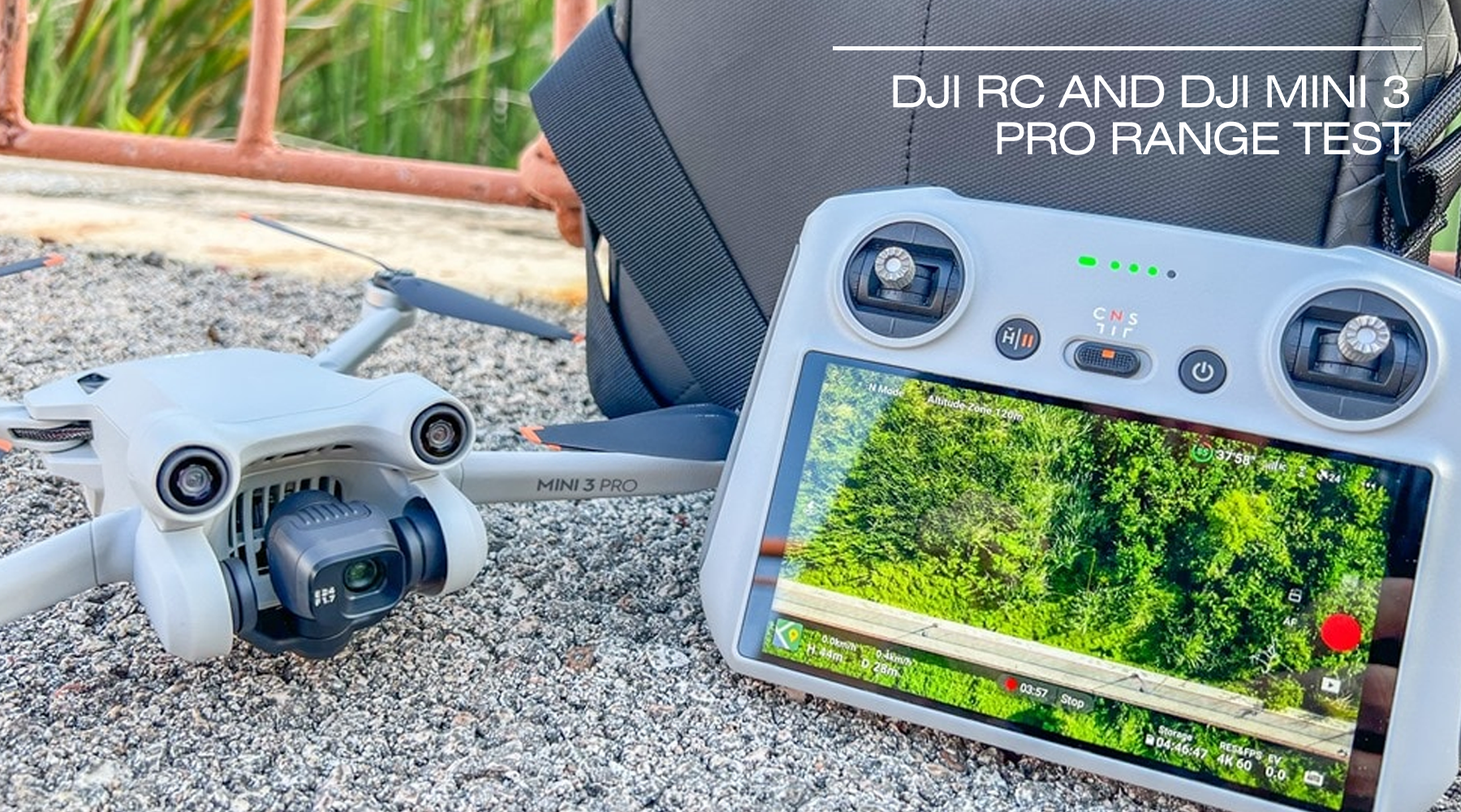Dji smart hot sale controller range test