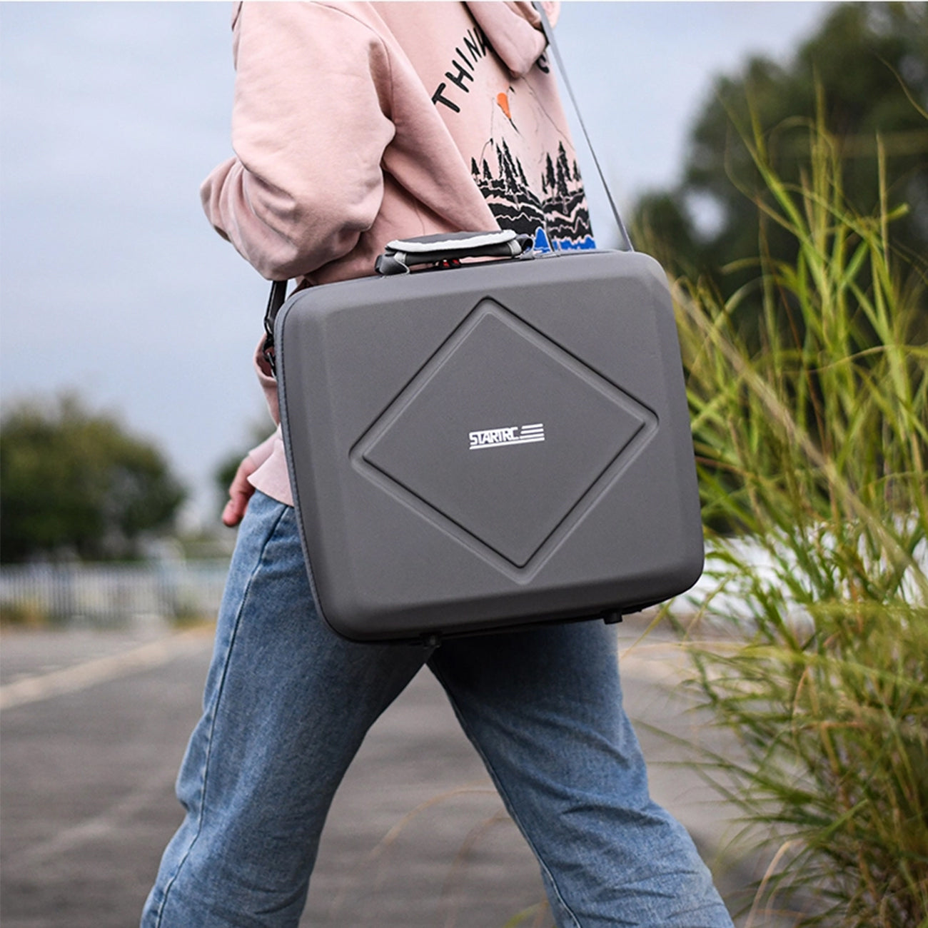 STARTRC PU Bag for Mini 4 Pro/Air 3s or AVATA 2/Air 3s (2 Drones)