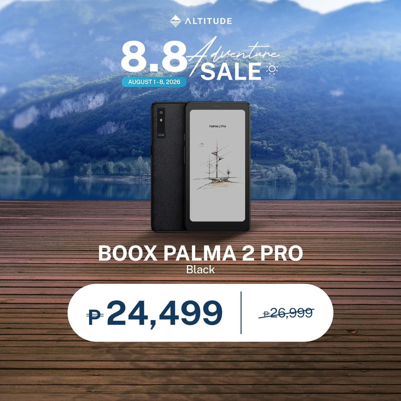BOOX Palma 2 Pro E-Ink Mobile Device Black