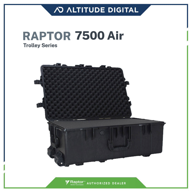 Raptor Case Air Trolley 7500 for Camera, Gimbals, Drones