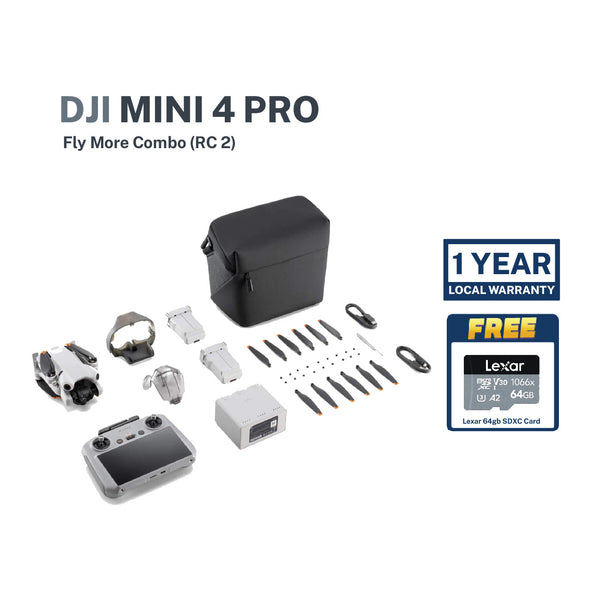 DJI Mini 4 Pro Fly More Combo (RC2)