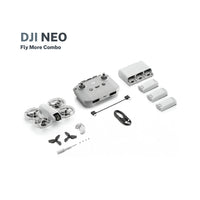 DJI Neo Drone, batteries, remote