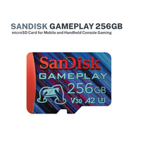 Sandisk Gameplay 256GB Micro SD Card for Mobile and Handheld Console Gaming