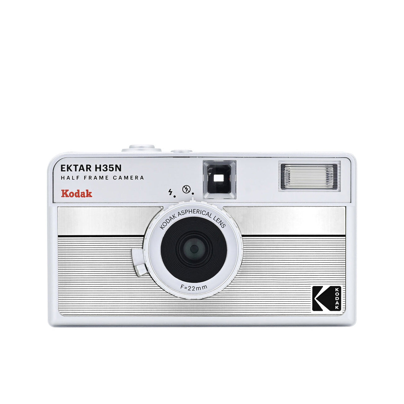 Kodak Ektar H35n Half-Frame Film Camera - Striped Silver