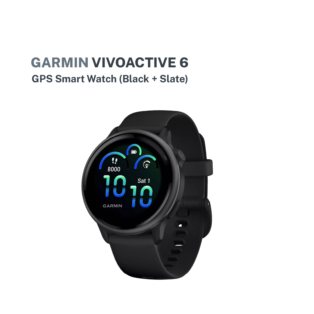 Garmin Vivoactive GPS Smart Watch (Black/Slate)