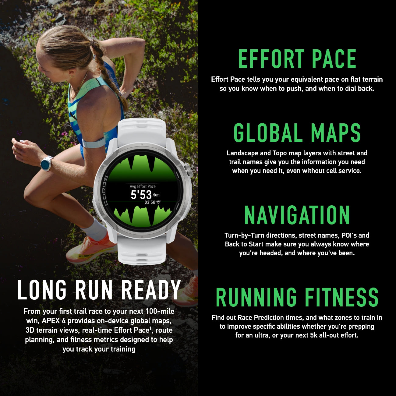 COROS APEX 4 GPS Watch