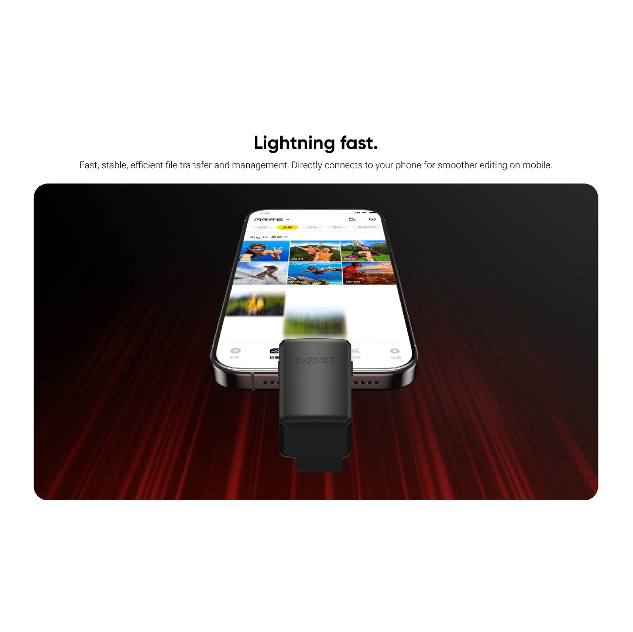 Fast and easy quick reader for the Insta360 Ace Pro 2