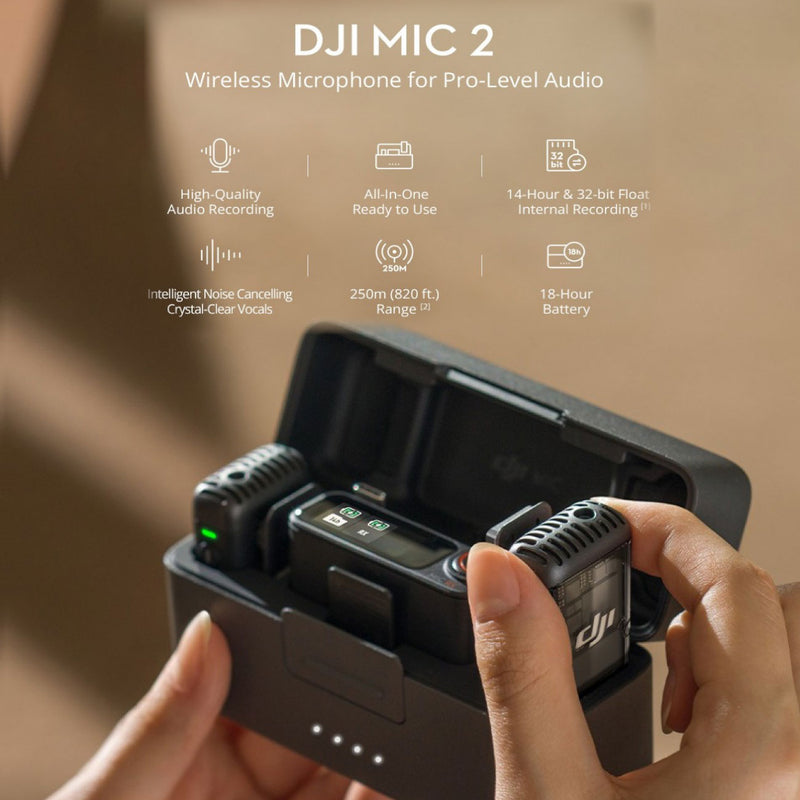 DJI MIC 2 (2TX,1 RX and Charging Case)