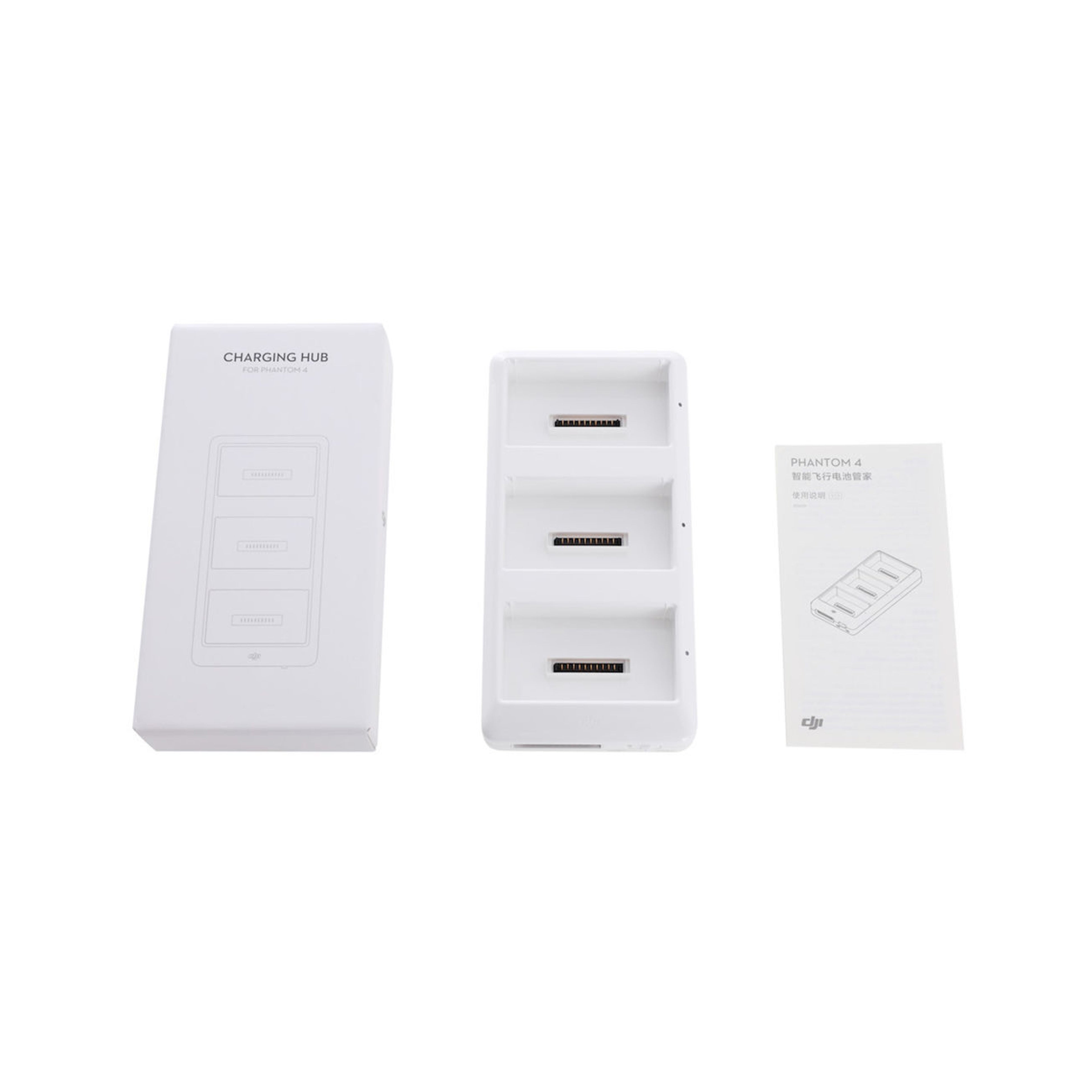 Bottom of the DJI Phantom 4 Battery Charging Hub