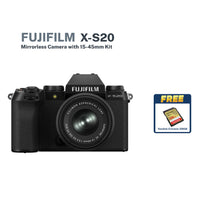 Fujifilm X-S20 Mirrorless Camera with 15-45mm Kit with Free 128GB Sandisk Extreme