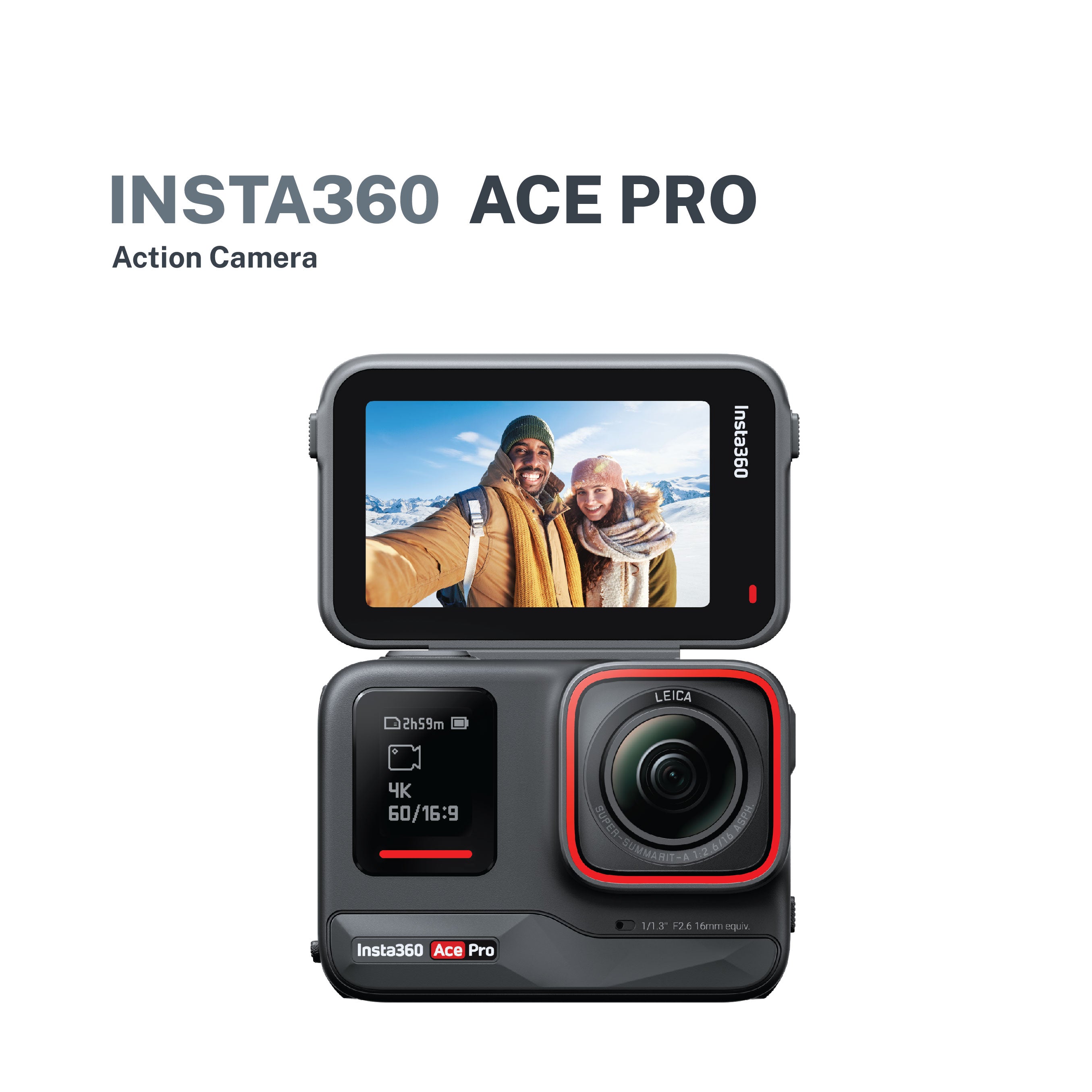 Insta360 Ace Pro AI-Powered Waterproof Action Camera Black