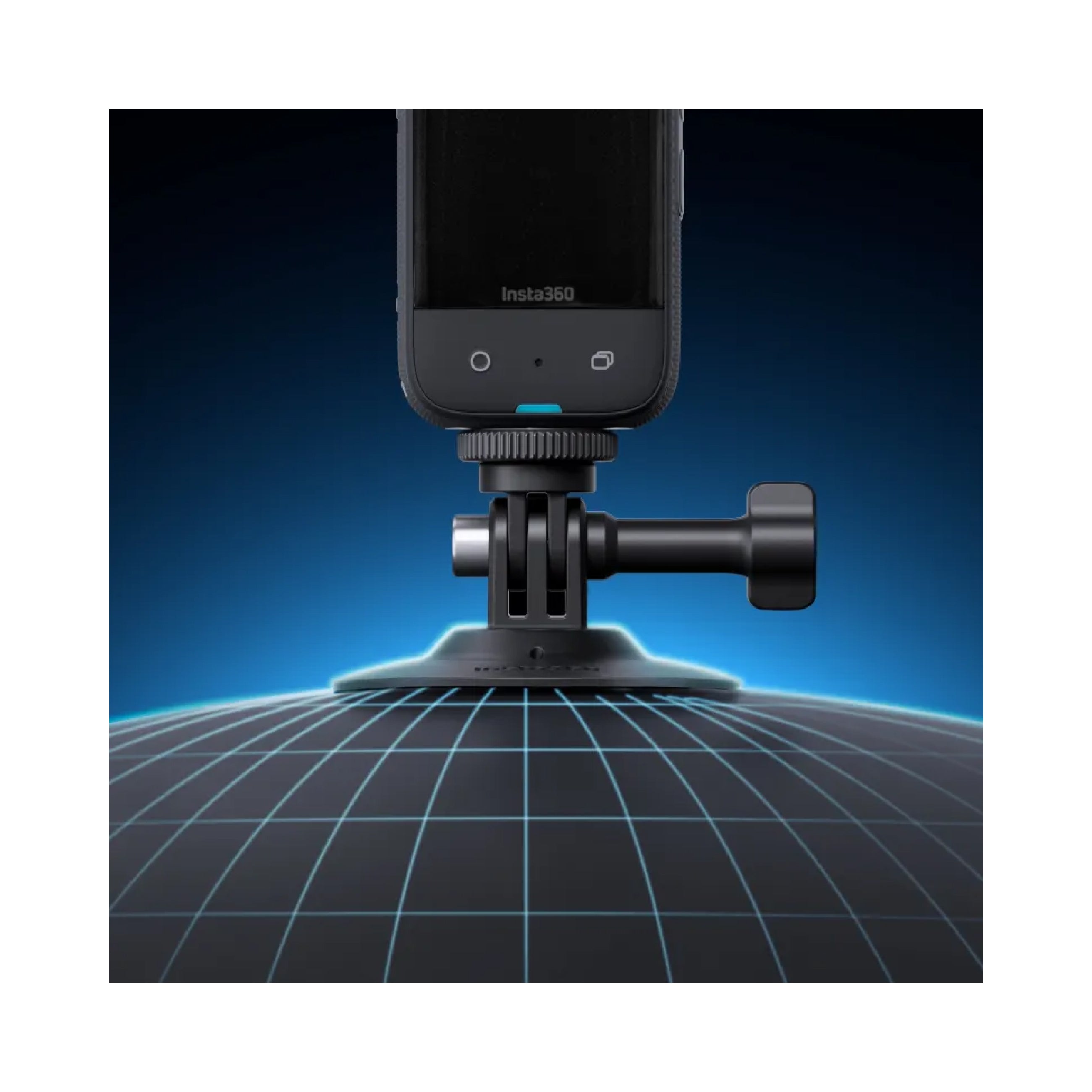 Closeup of Insta360 Flexible Adhesive Mount