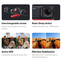 Unique features of the Insta360 One RS Twin Edition