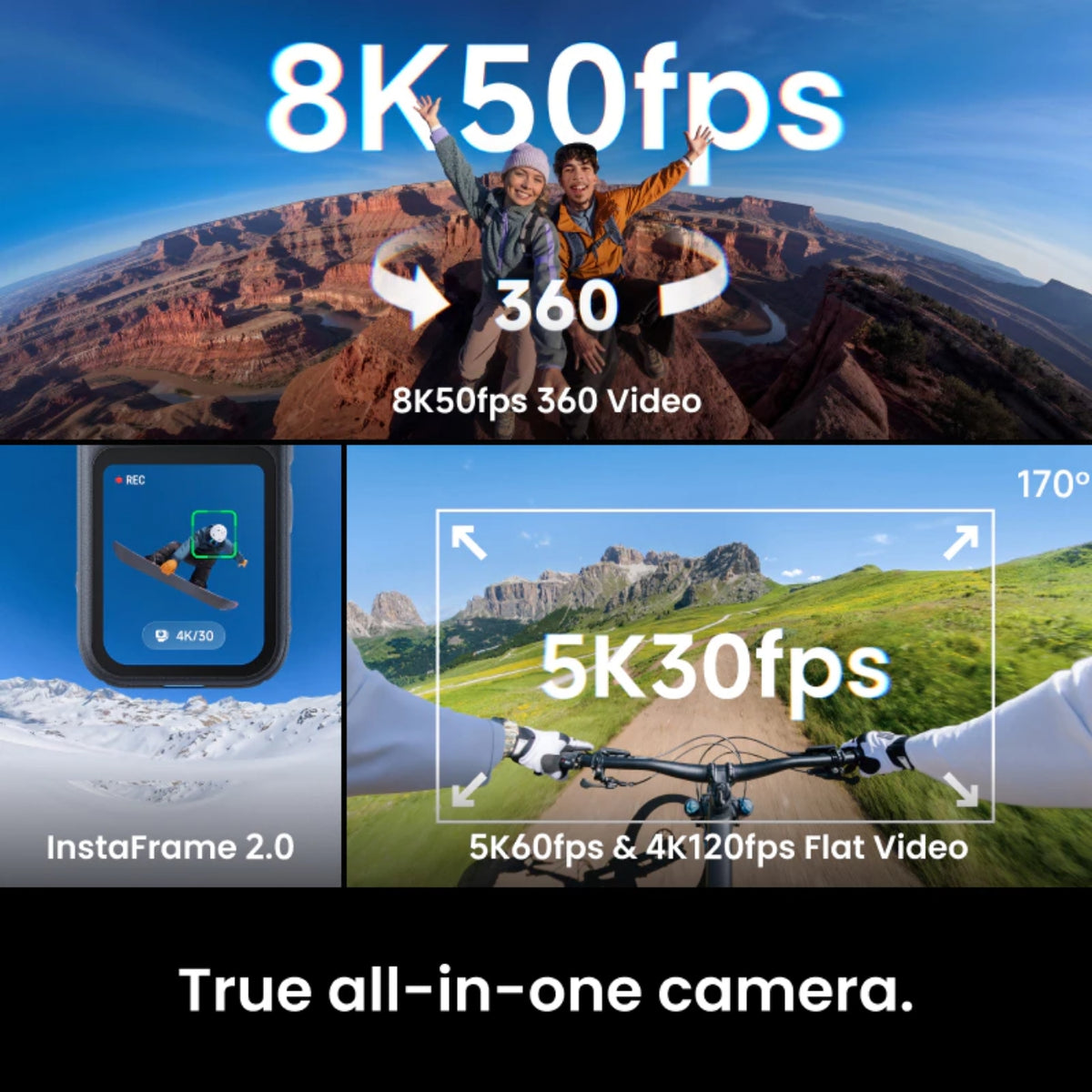 Insta360 X6 8K50fps 360° Action Camera