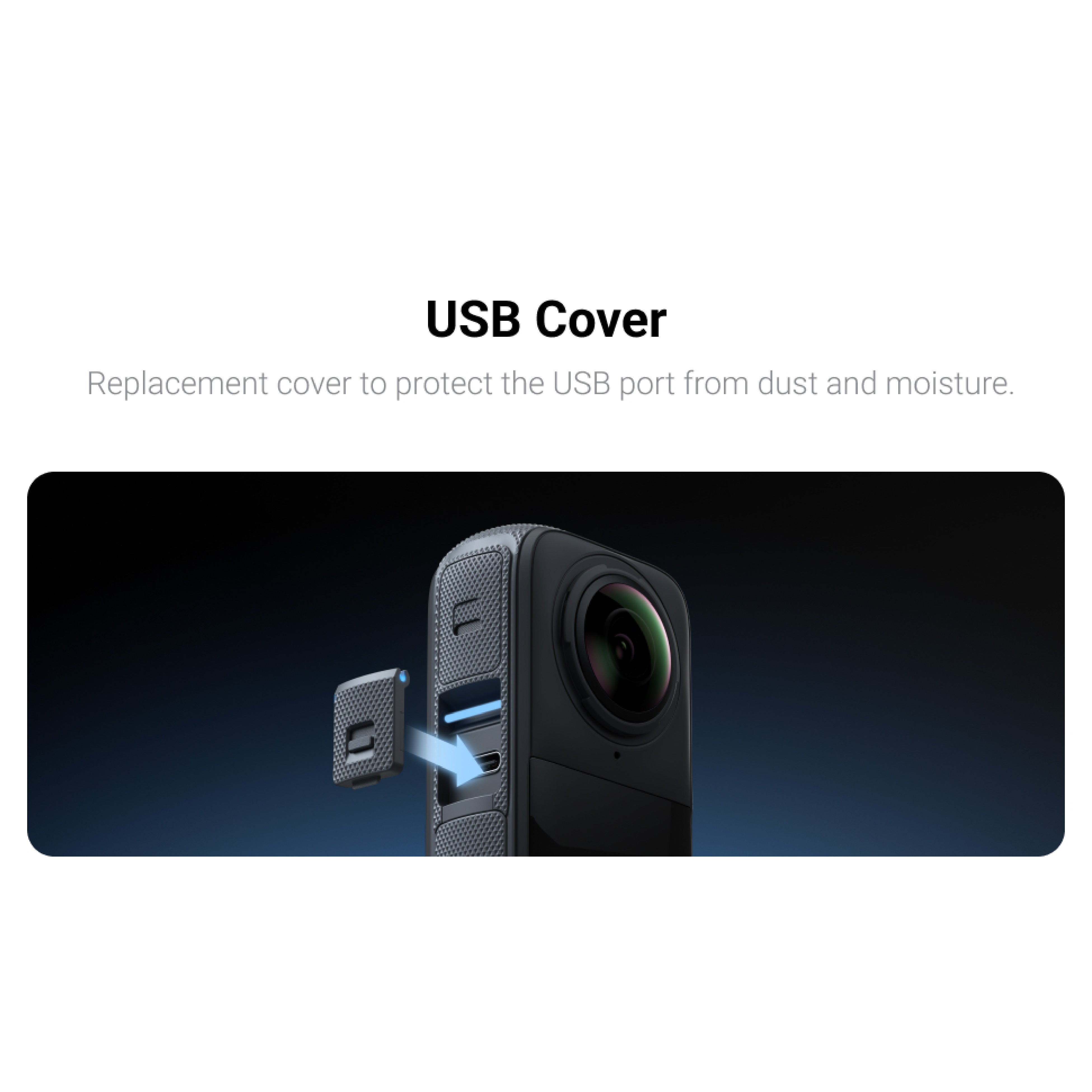 Insta360 X4 USB Replacement Cover Accessory