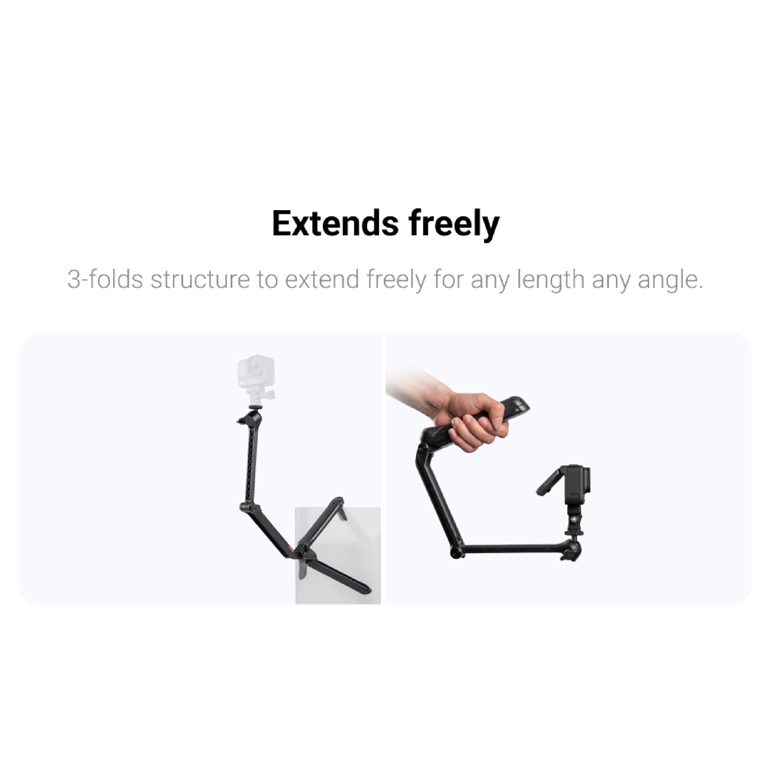 Insta360 Multi Mount enables creative angles with multiple attachment points