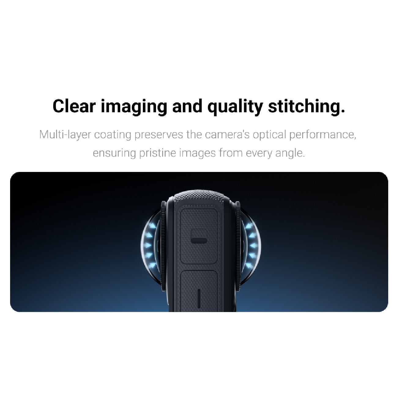 Standard lens guard accessory for Insta360 X4, designed for clear, safe recording