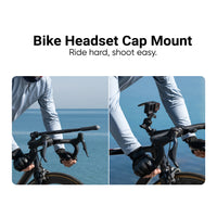 Bike Headset Cap Mount by Insta360 is ideal for road or trail riders