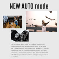 New auto mode feature of the Fujifilm X-S20 Mirrorless Camera