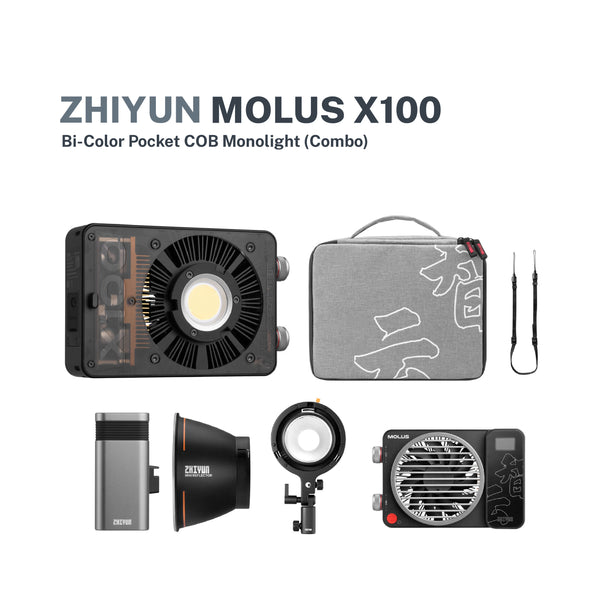 Zhiyun Molus X100 Pocket COB Light (Combo)