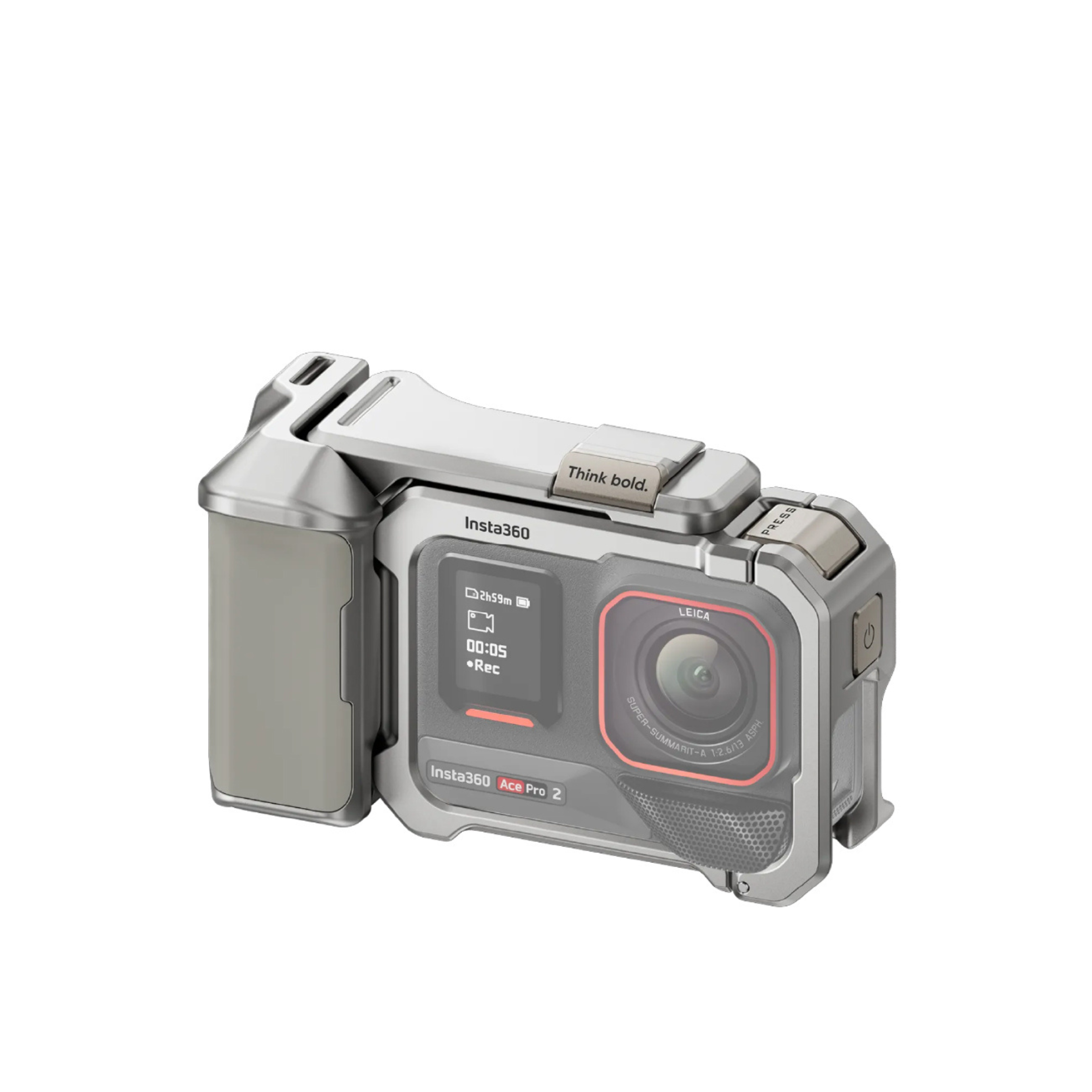Insta360 Ace Pro 2/Ace Pro Xplorer Grip Kit Silver (Open Box)