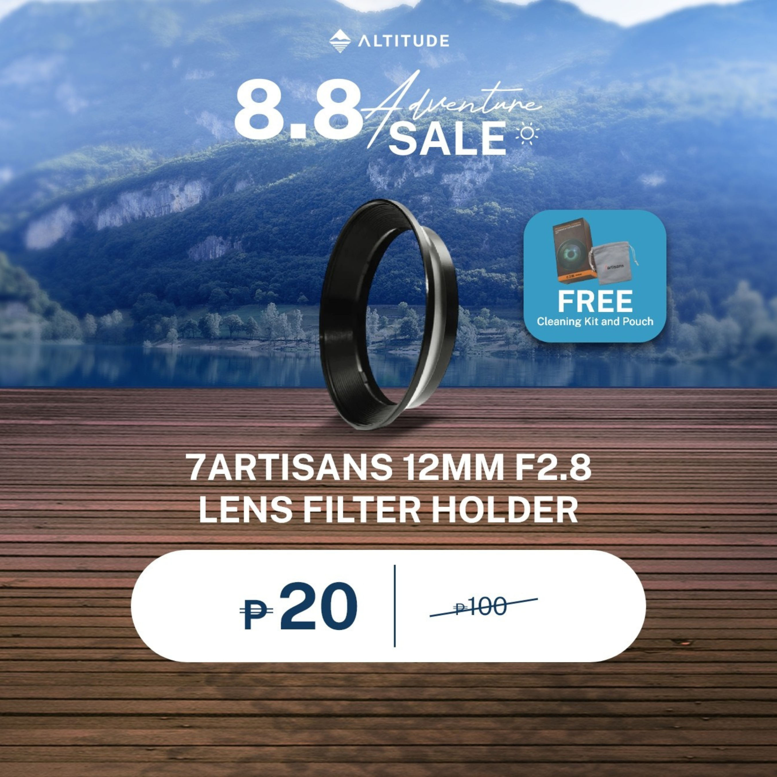 7Artisans 12mm F2.8 Lens Filter Holder (applicable for filter of 77mm)