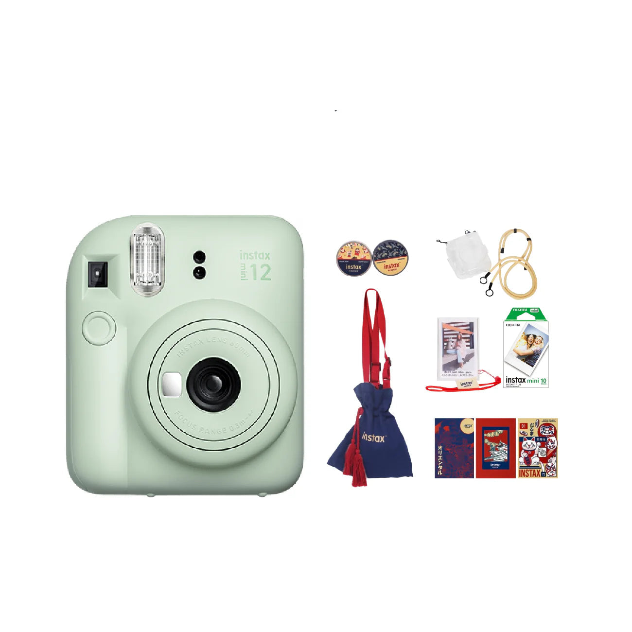 Instax Mini 12 Bundle (Oriental Kit)