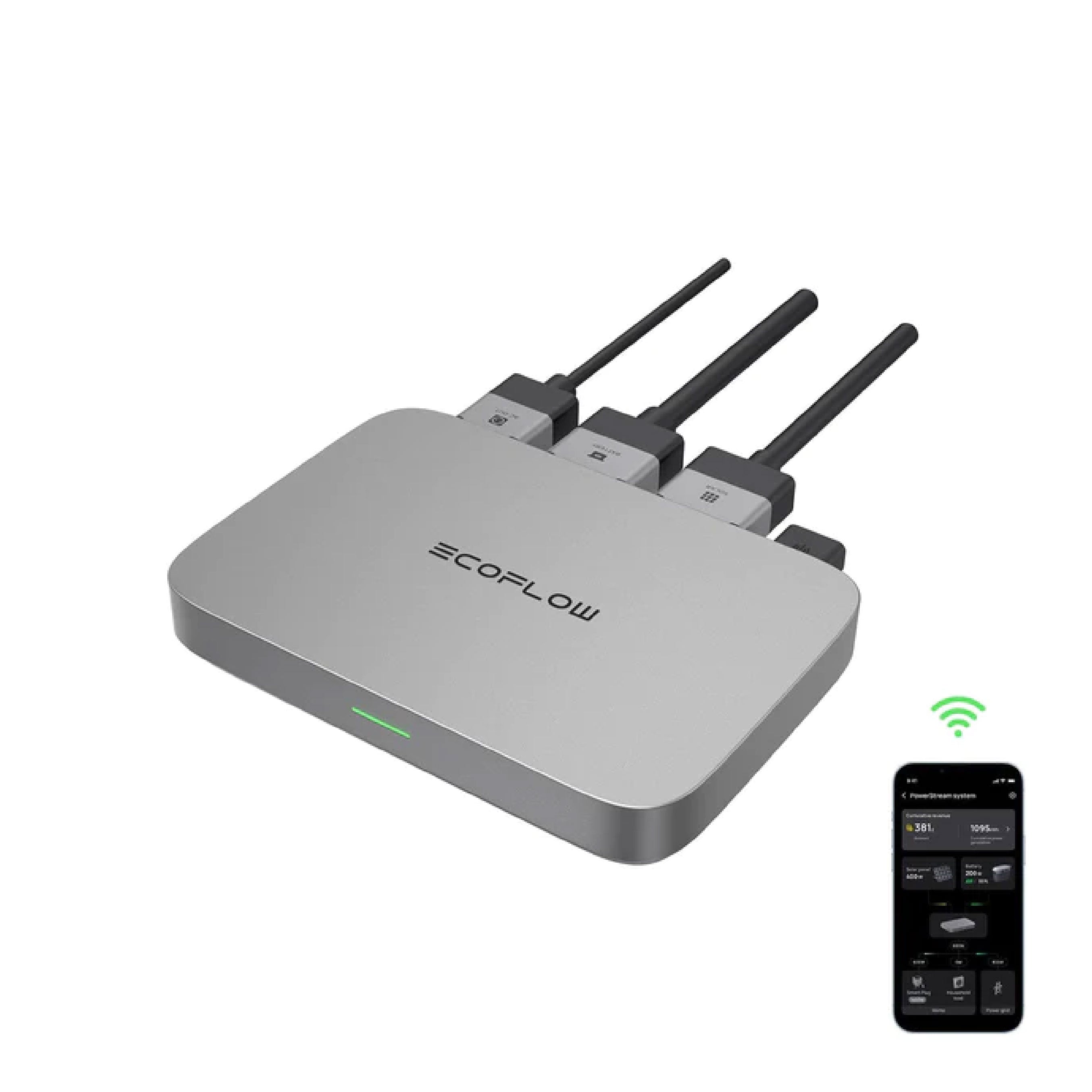 EcoFlow Powerstream + Super Flat Cable + Smart Plug