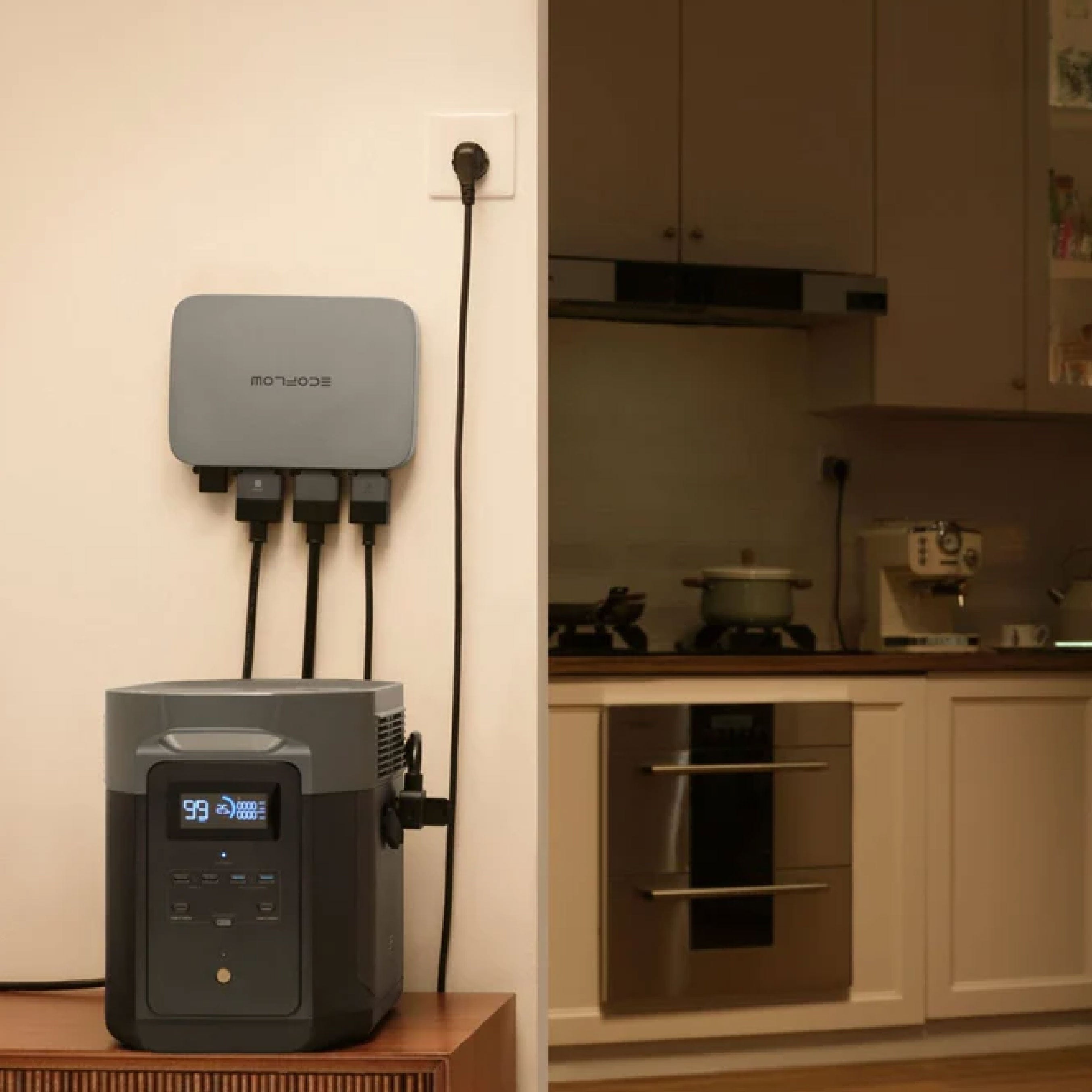 EcoFlow Powerstream + Super Flat Cable + Smart Plug
