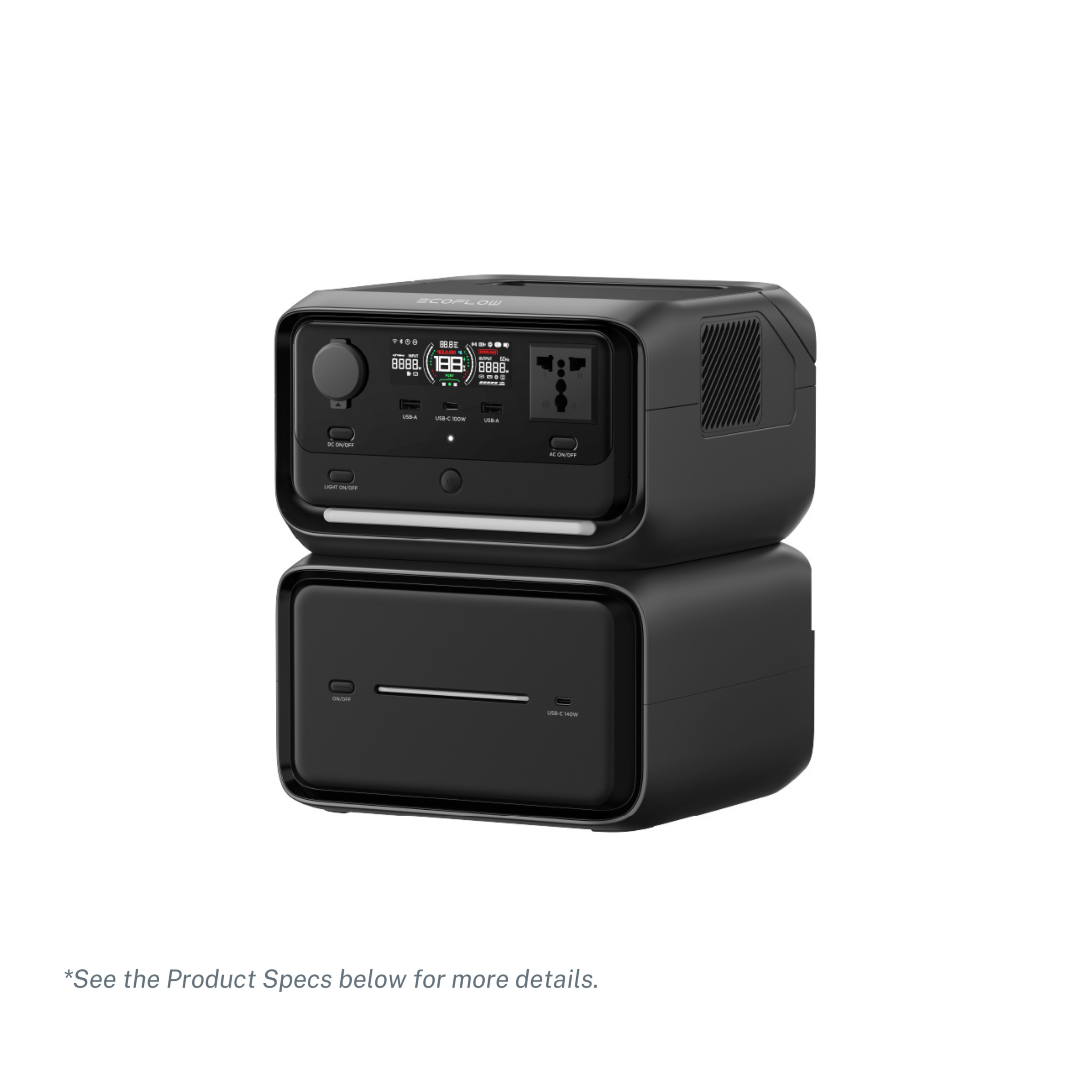 EcoFlow River 3 Max Plus Power Station - INTL (Refurbished)