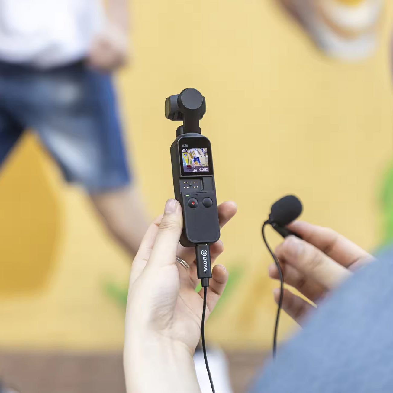BOYA BY-M3-OP CLIP ON DIGITAL LAVALIER MICROPHONE FOR DJI OSMO BY-M3-OP