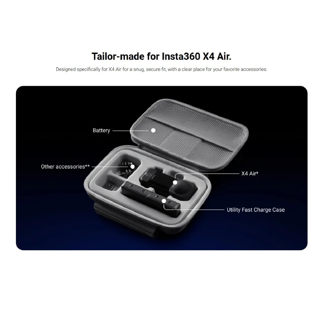 Insta360 X4 Air Carry Case