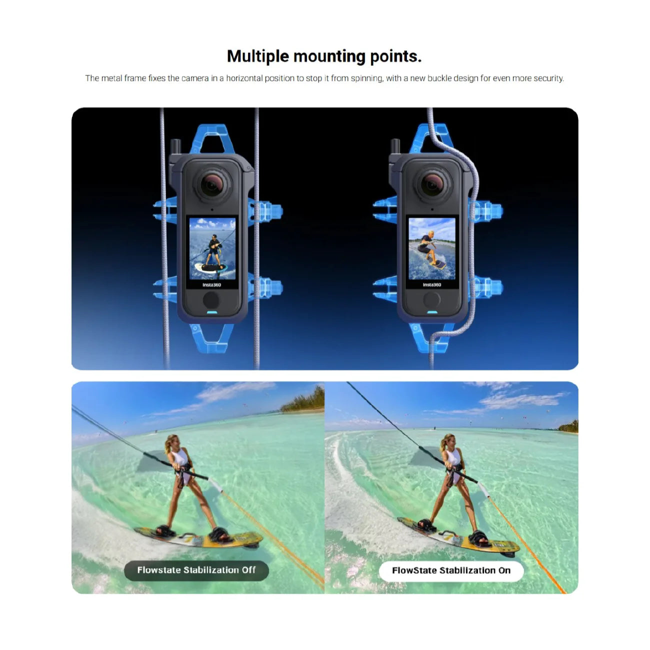 Insta360 X4 Air Water Sports Rope Mount