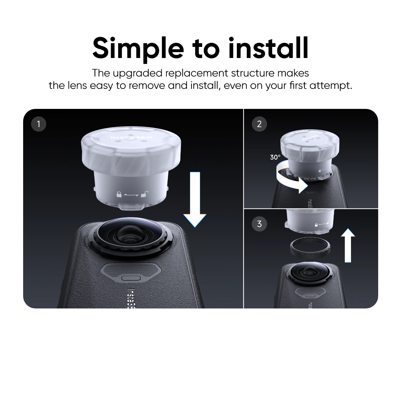 Insta360 X6 Replacement Lens Kit