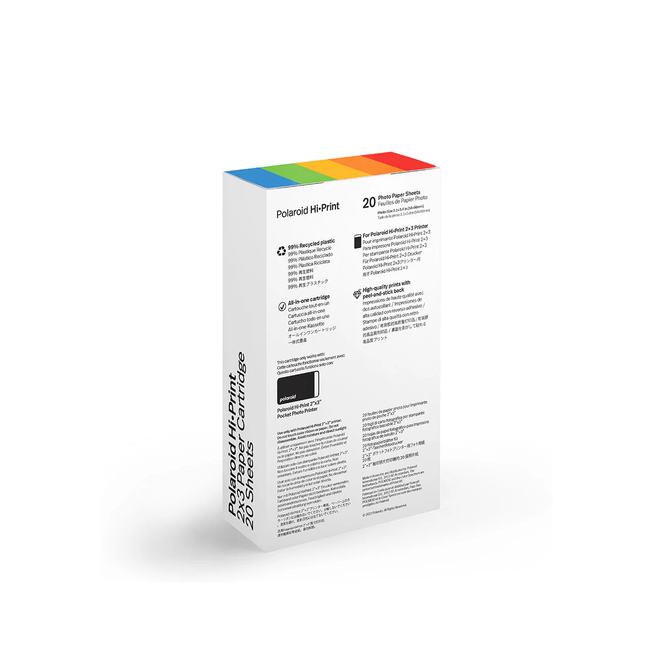 Polaroid Hi·Print 2×3 Paper Cartridge