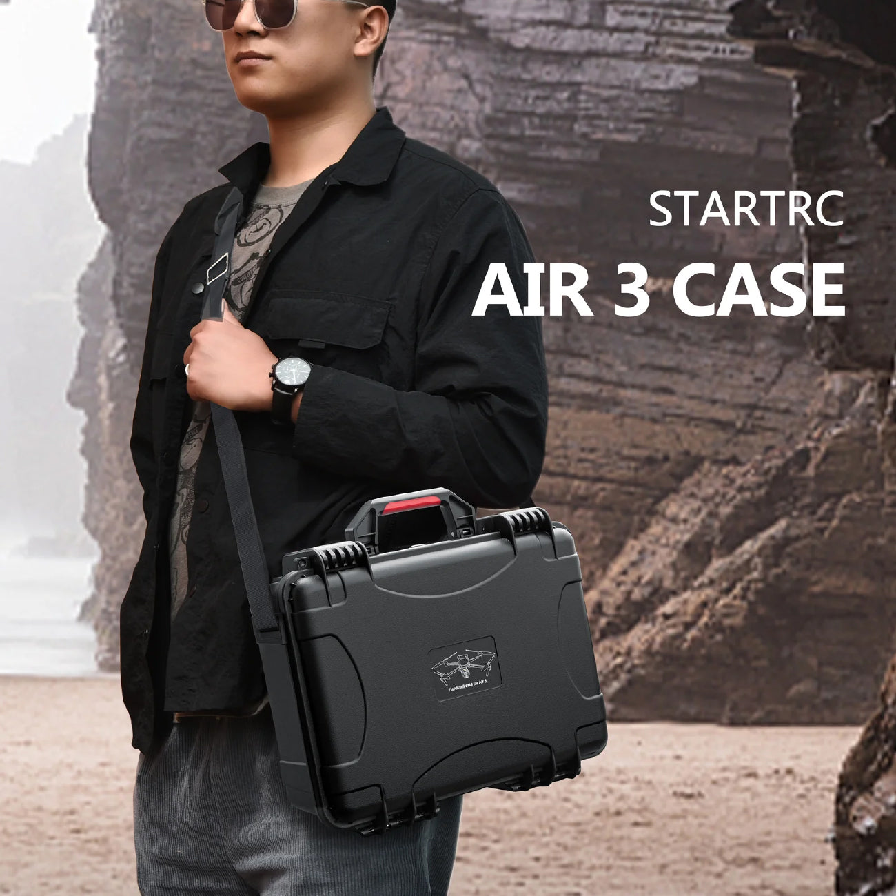 STARTRC Waterproof Hard case for DJI Air 3S/Air 3(Fly more combo)