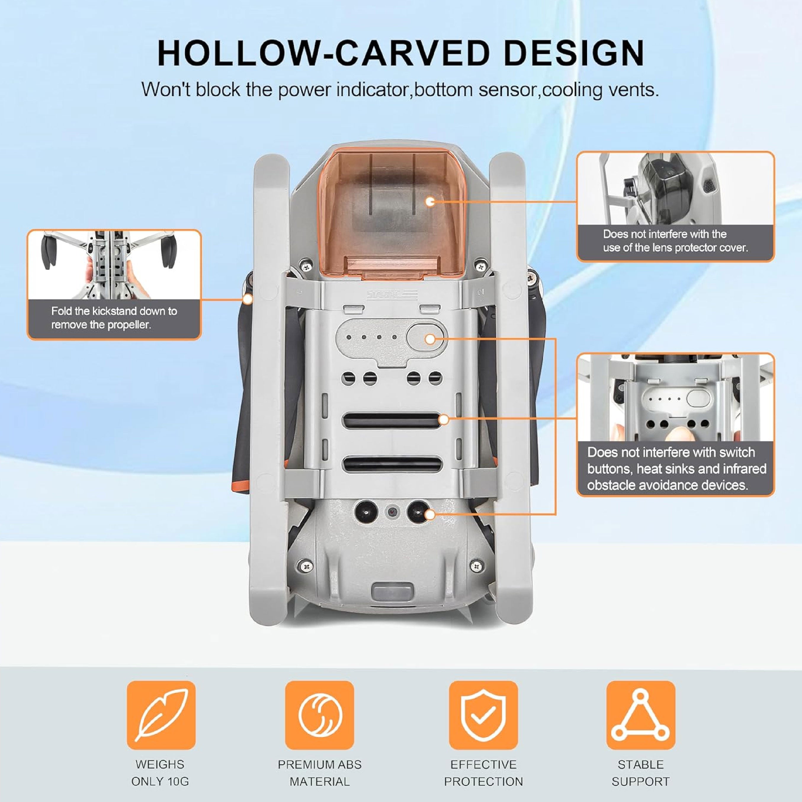 STARTRC Foldable Extended Landing Gear Features