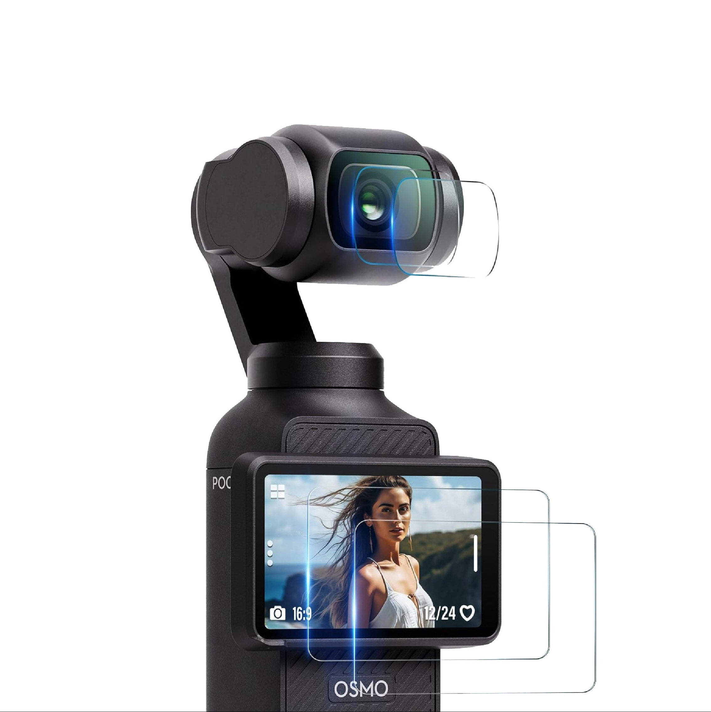 STARTRC Tempered Glass for DJI Pocket 3 (2 Sets Pack)