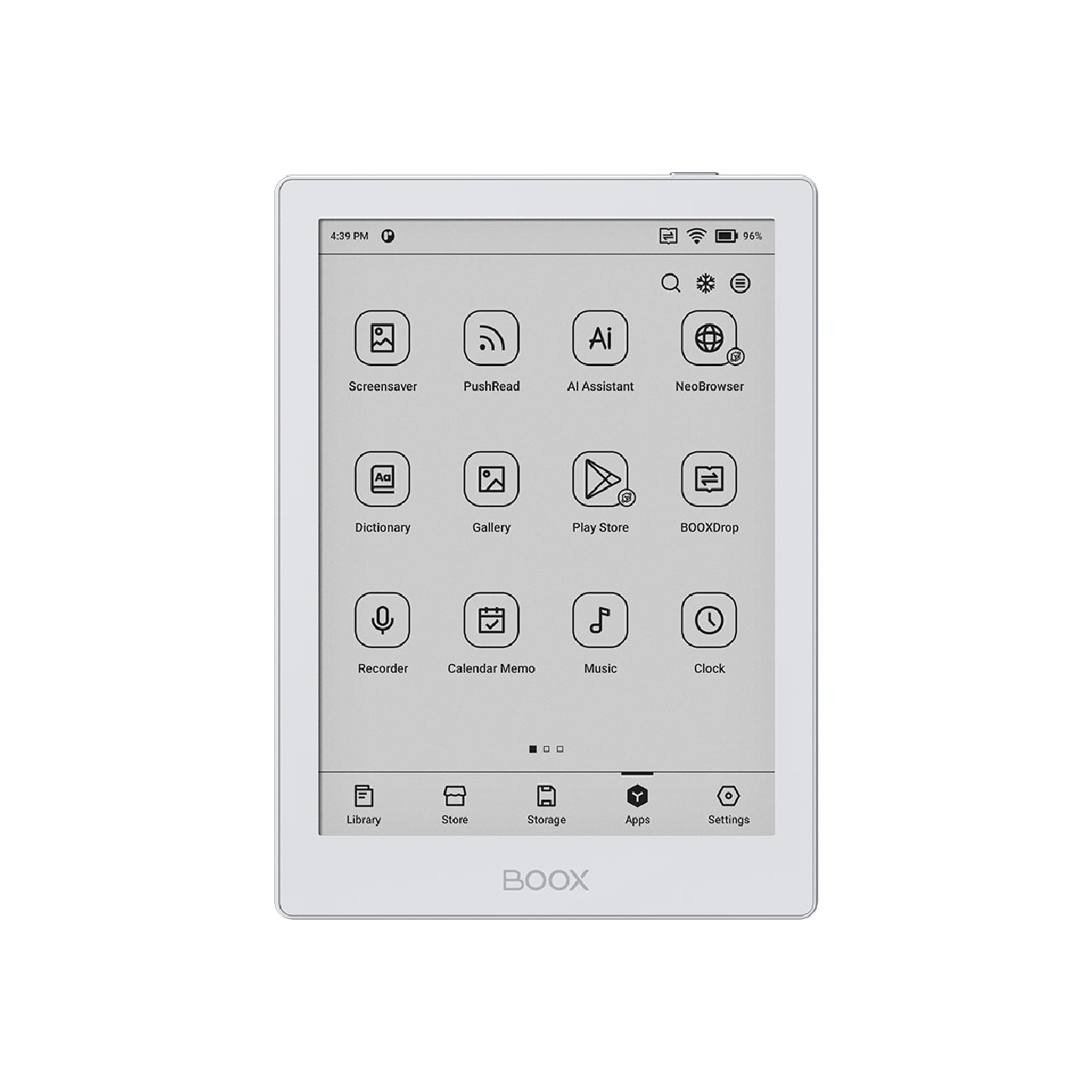 BOOX Go 6 E-ink Device Tablet White