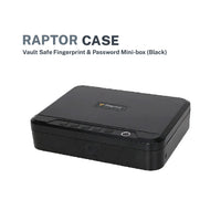 Raptor Case Vault Safe Fingerprint & Password Mini-box (Black)