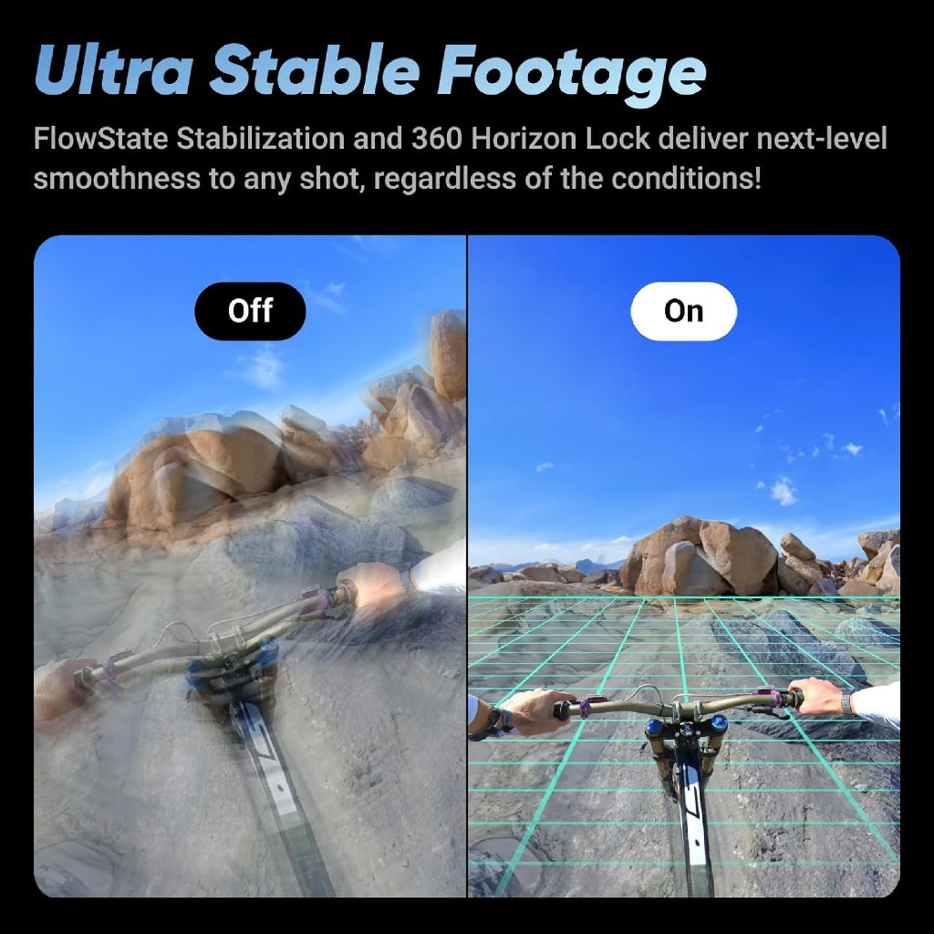 smooth and clear shots with Insta360 X4 8k Action Camera