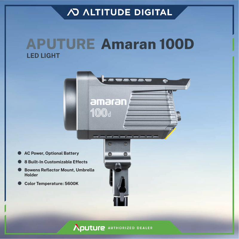 Aputure Amaran 100D LED Light (Daylight)