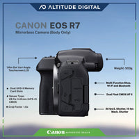 Canon EOS R7 Mirrorless Camera Features