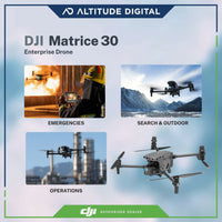 DJI Matrice 30 Enterprise Drone is used for emergencies, outdoor searches, and on-site operations
