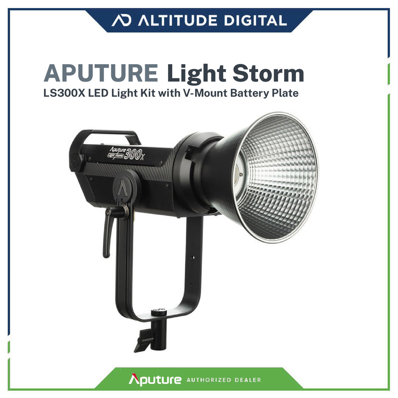 Aputure LS 300X LED Light Kit with V-Mount Battery Plate