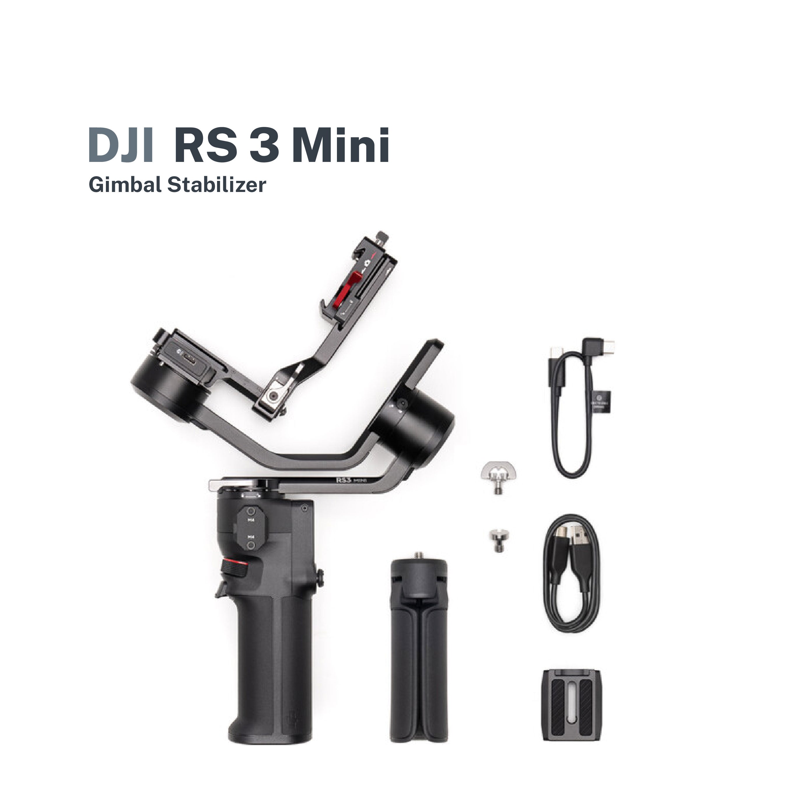 DJI RS3 Mini, 3-Axis Mirrorless Gimbal Lightweight Stabilizer for