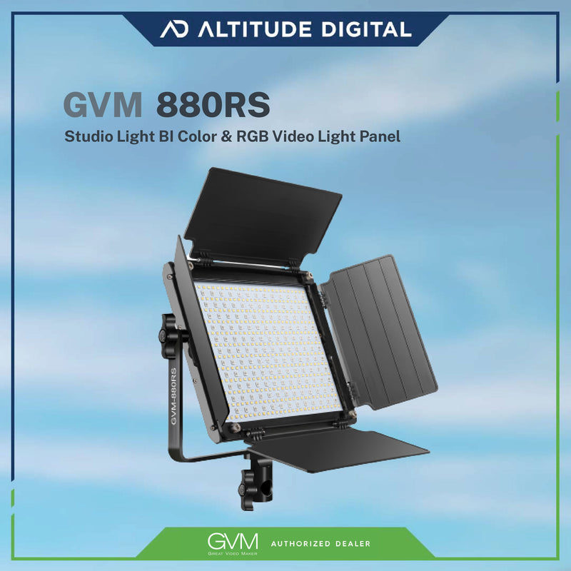GVM 880RS Studio Light BI Color & RGB Video Light Panel