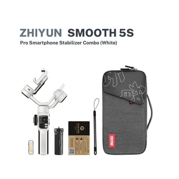 Zhiyun SMOOTH 5S Combo Smartphone Vlogging Stabilizer with 360° Rotation