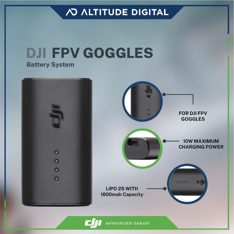DJI FPV Goggles Battery | DJI FPV Accessories | altitude.ph
