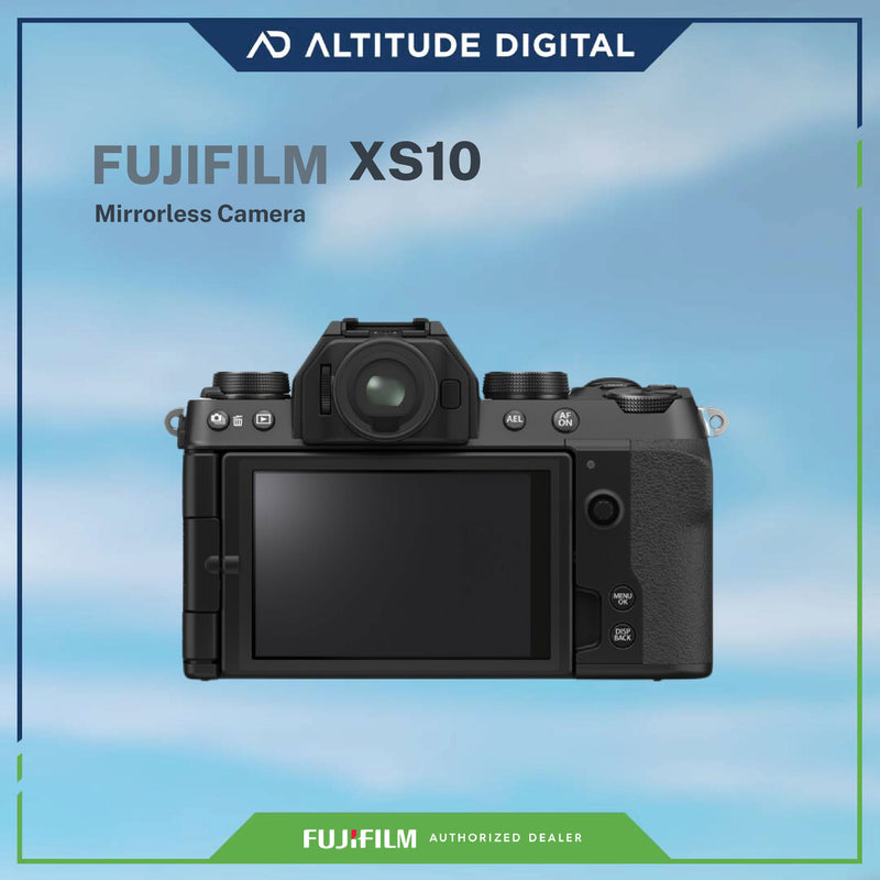 FUJIFILM X-S10 Mirrorless Camera (Body Only) with Sandisk Extreme SD 128GB